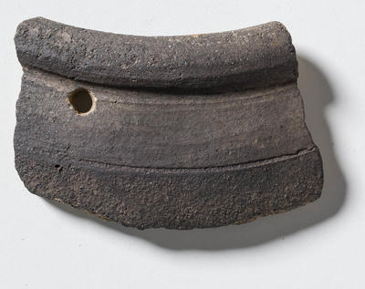 Vessel, pottery fragment, rim sherd