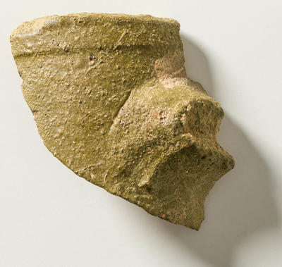 Vessel, pottery fragment, rim sherd