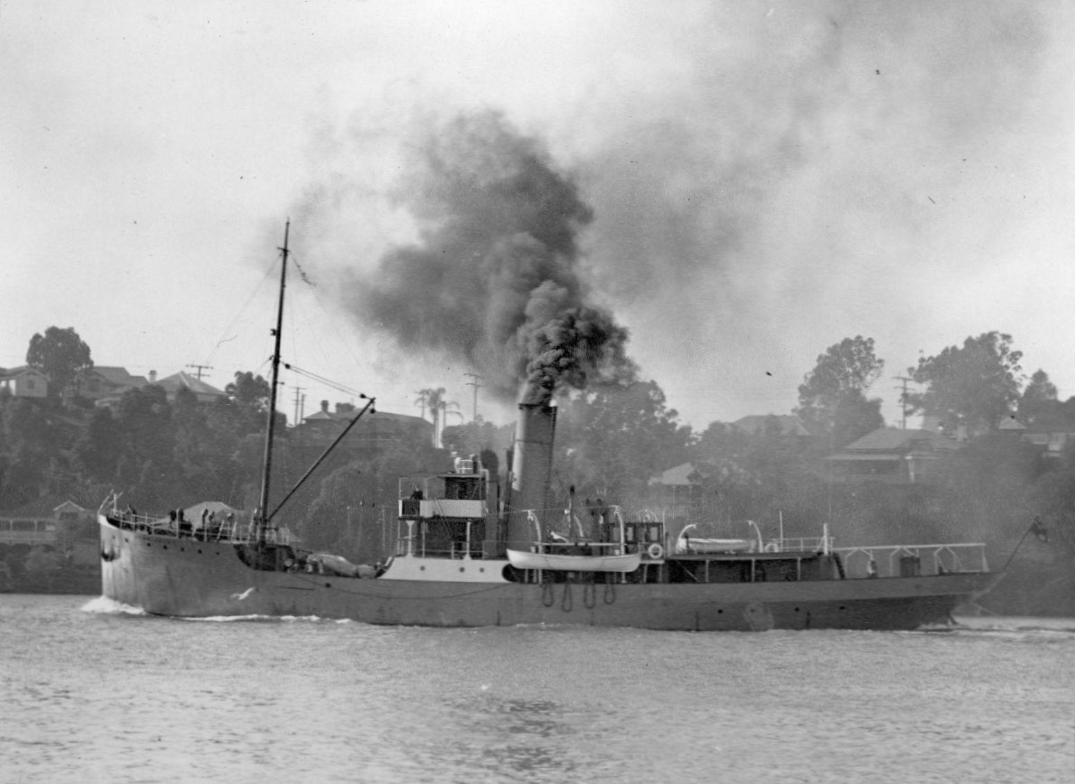 Photograph Coastal Steamer; H3184 Queensland Museum